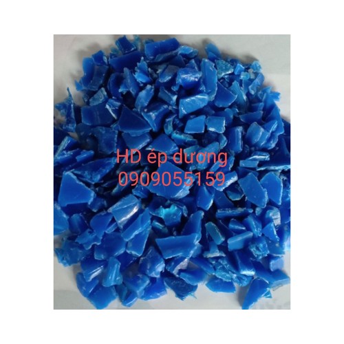 Hạt nhựa tái sinh HDPE Thổi xanh dương